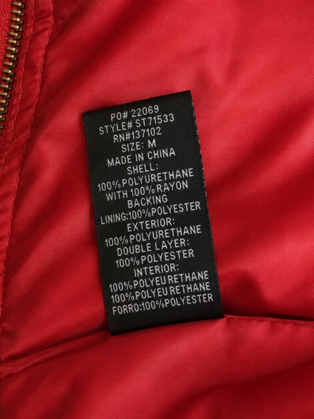 Therapy by Lane Crawford Red Leather Jacket Cropped - Size M, NWT - Picture 6 of 7